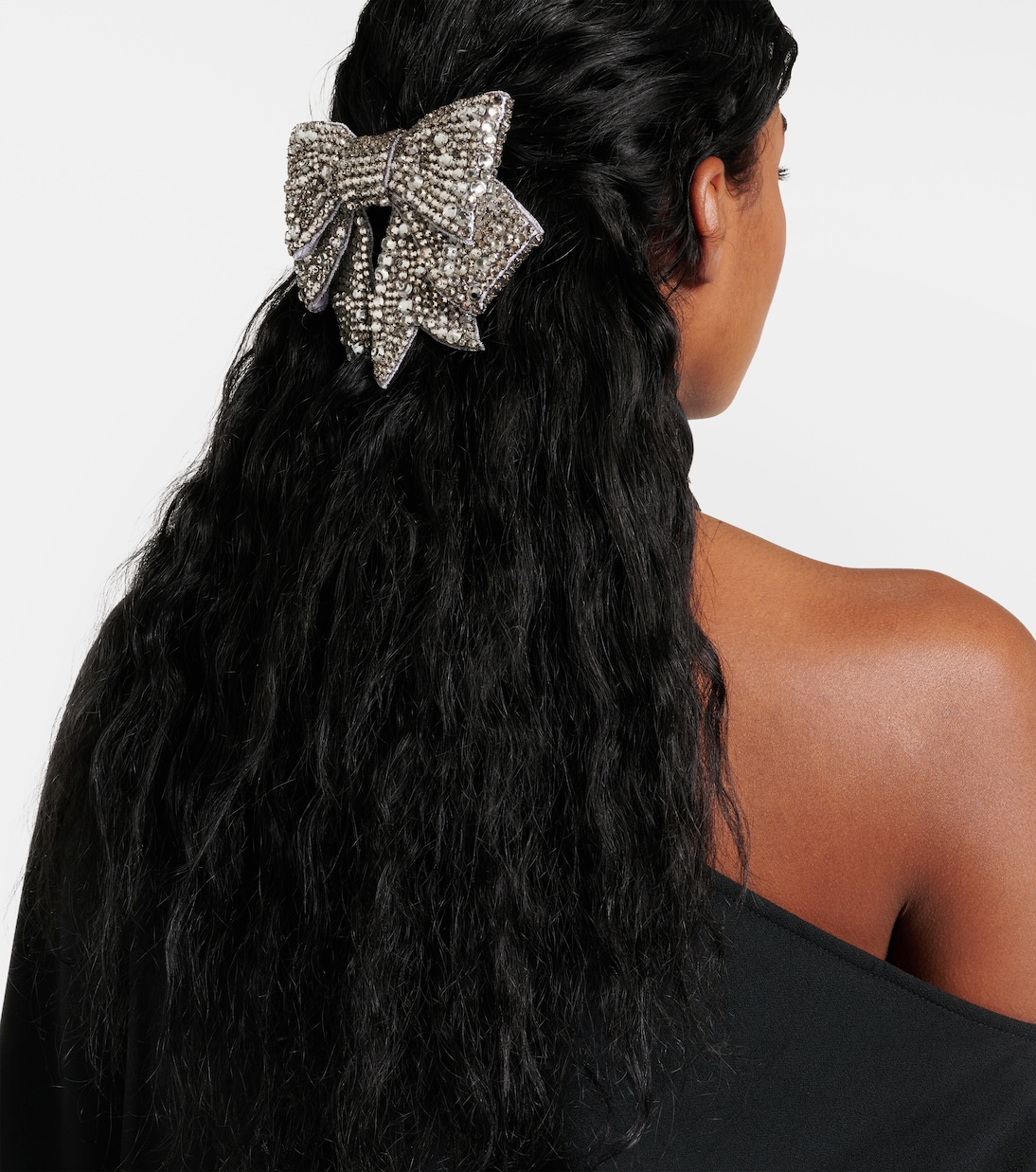 Fermacapelli Belle Bow con cristalli | Jennifer Behr