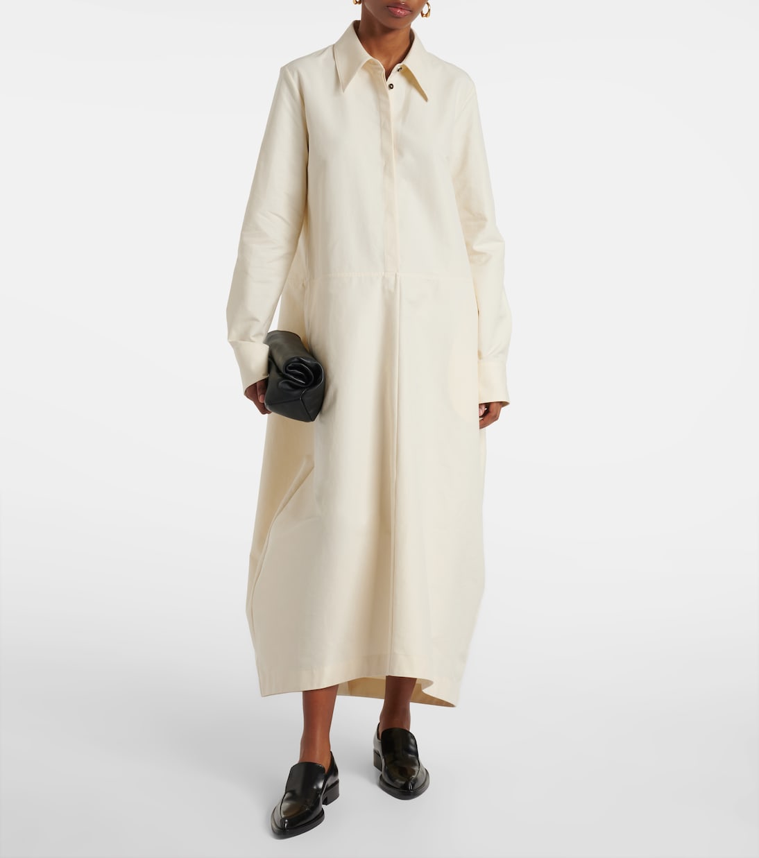 Abito lungo in cotone | Jil Sander