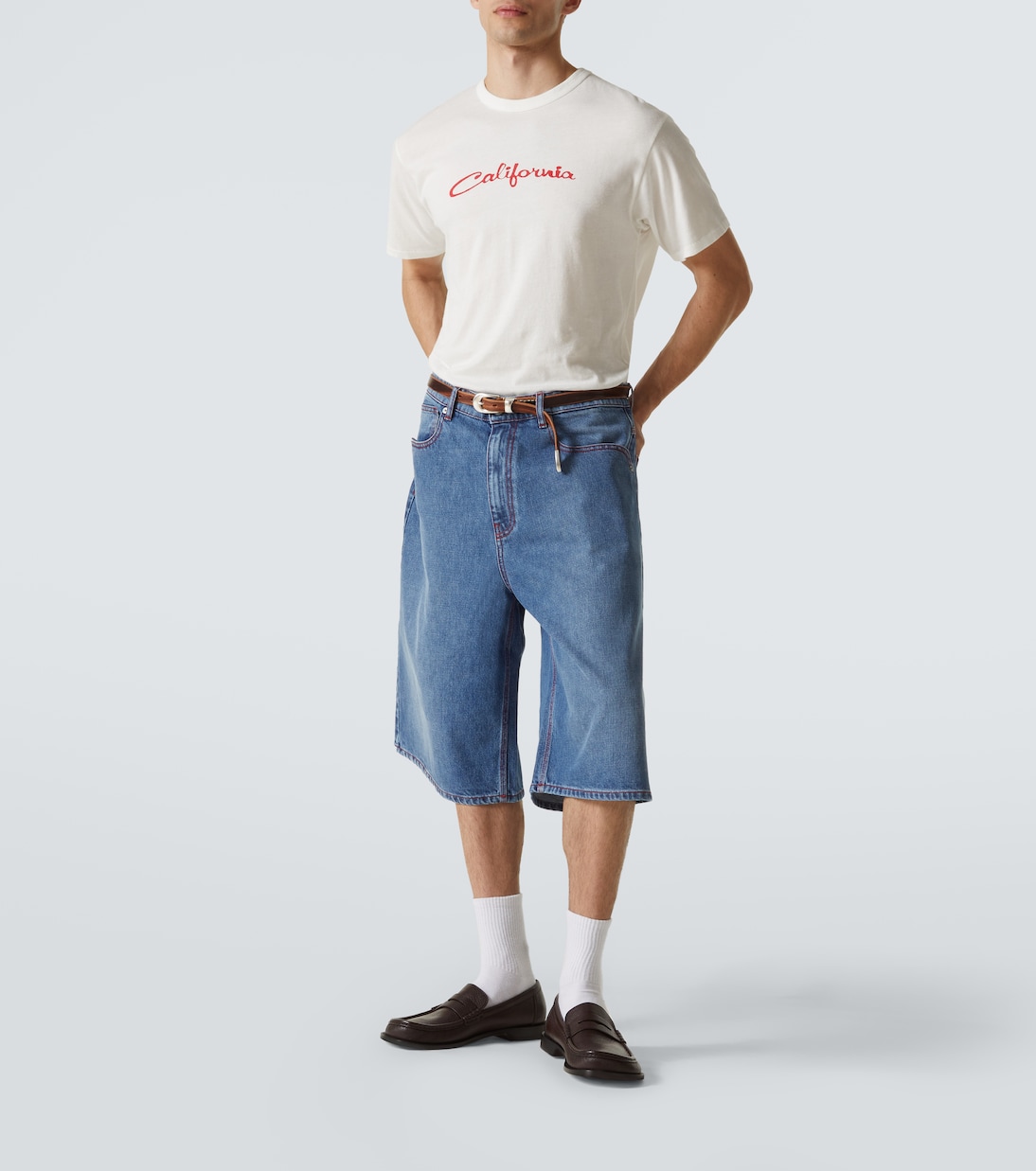 Indiana denim Bermuda shorts | ERL