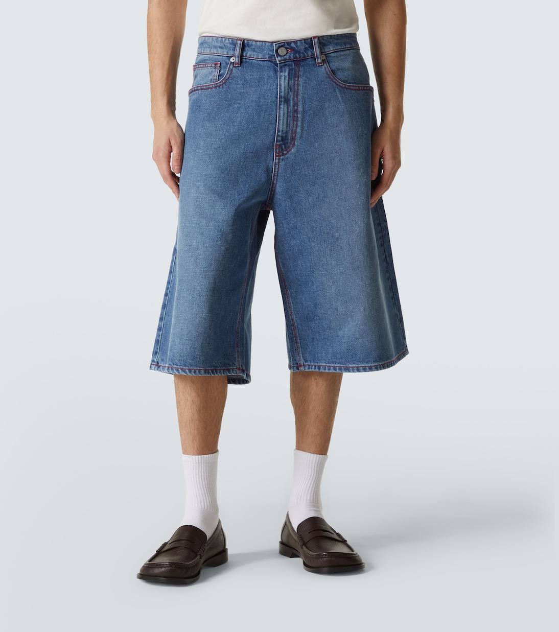 Indiana denim Bermuda shorts | ERL