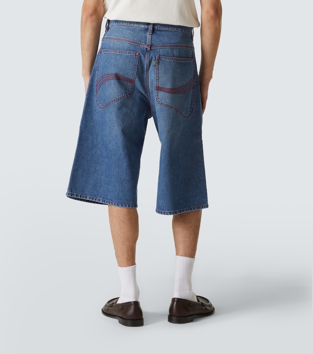 Indiana denim Bermuda shorts | ERL