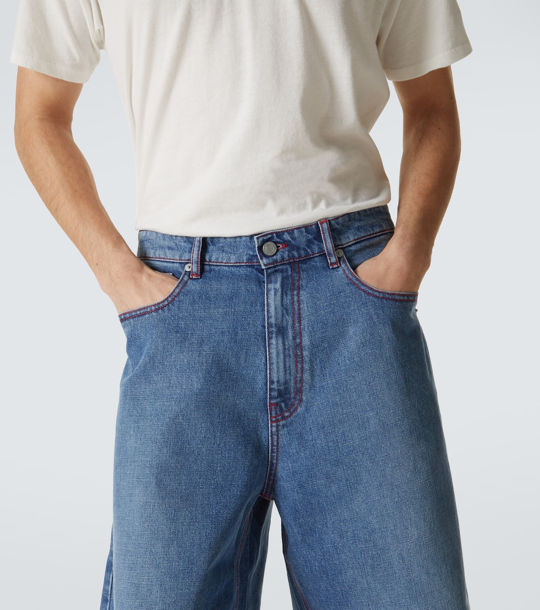 Indiana denim Bermuda shorts | ERL