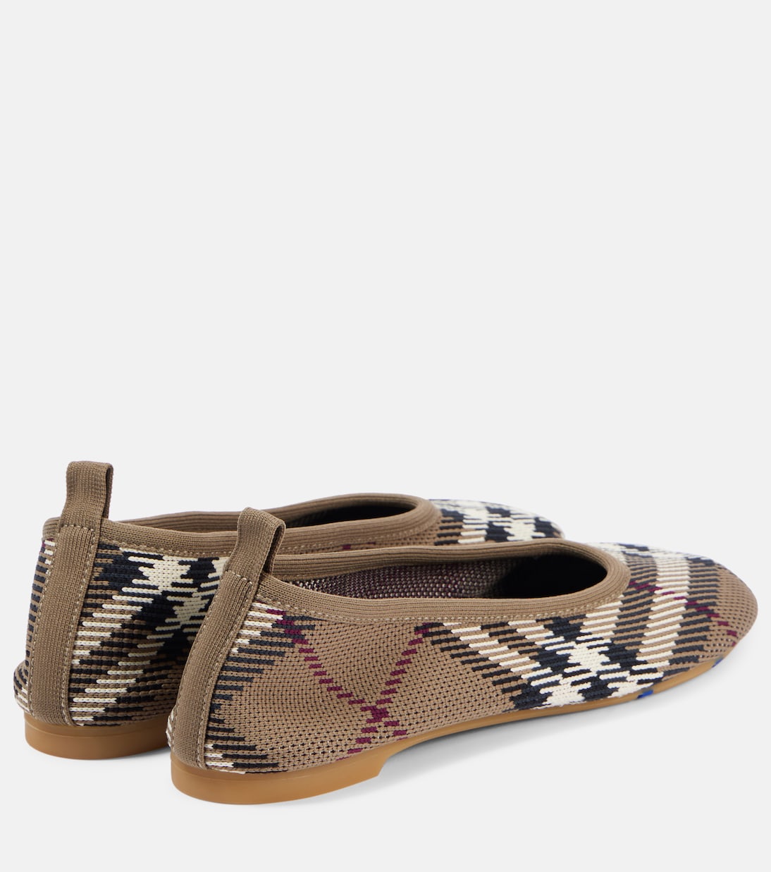 Burberry Check jacquard ballet flats | Burberry