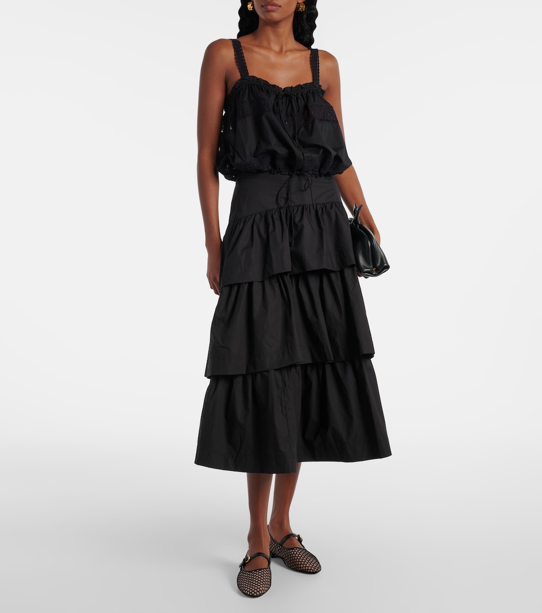 Scarpe basche Isobel in rete ULLA JOHNSON, stile Mary Jane per giovani trendy