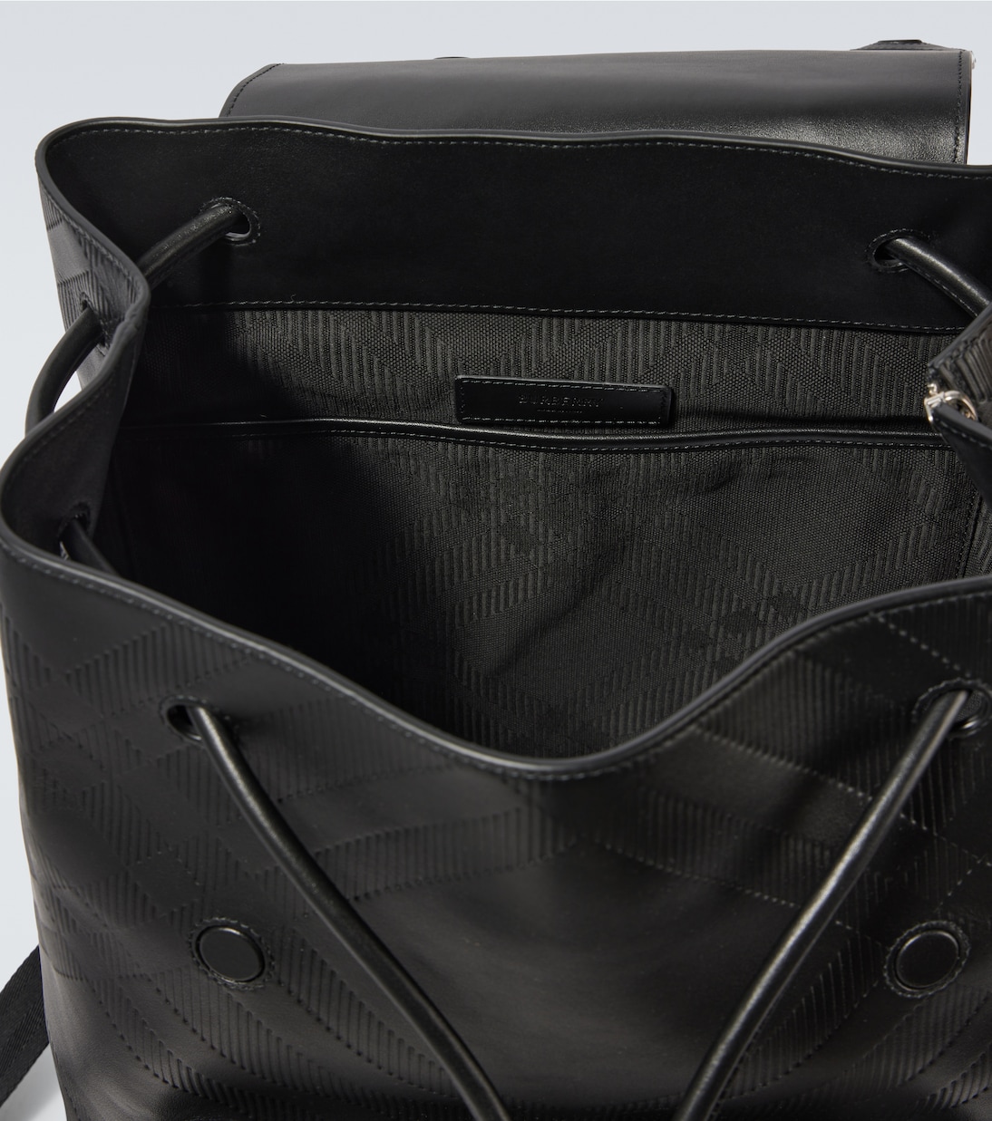 Sac à dos Burberry Check en cuir | Burberry
