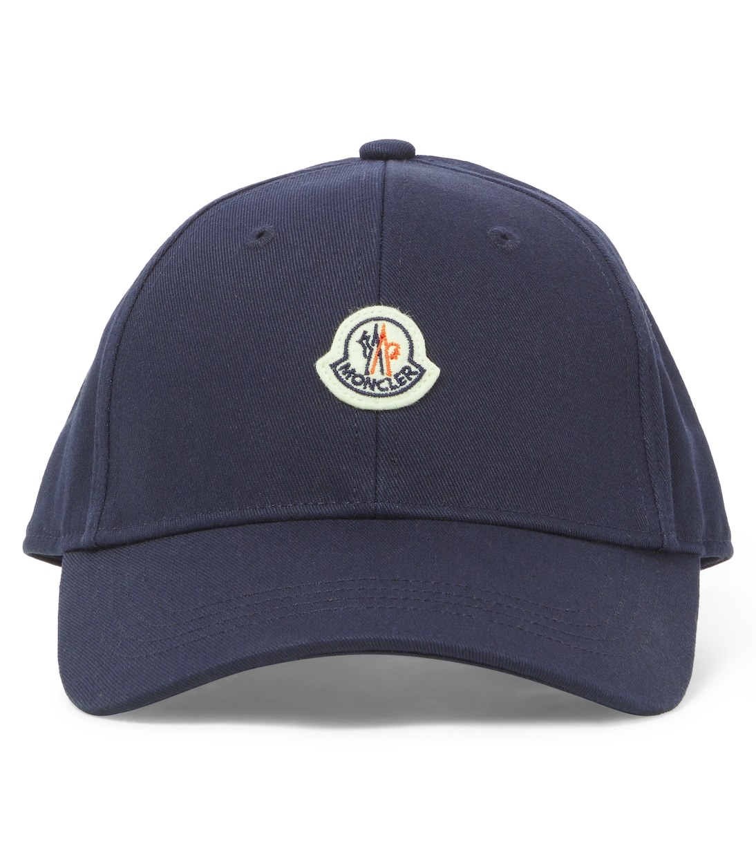 Cappello da baseball in gabardine di cotone con logo | Moncler Enfant