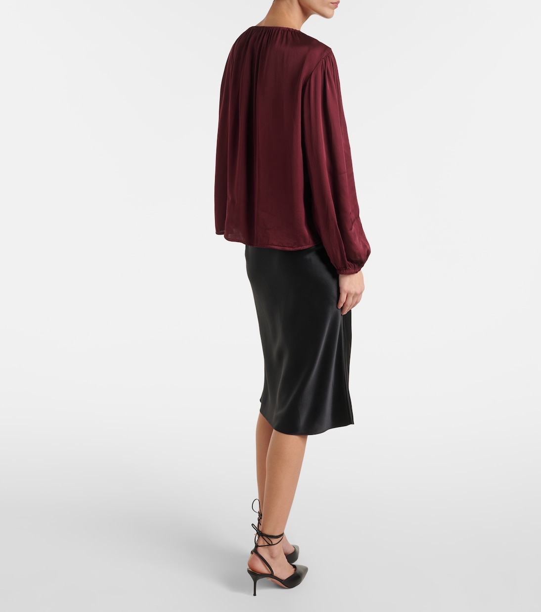 Blusa Riona in raso | Velvet