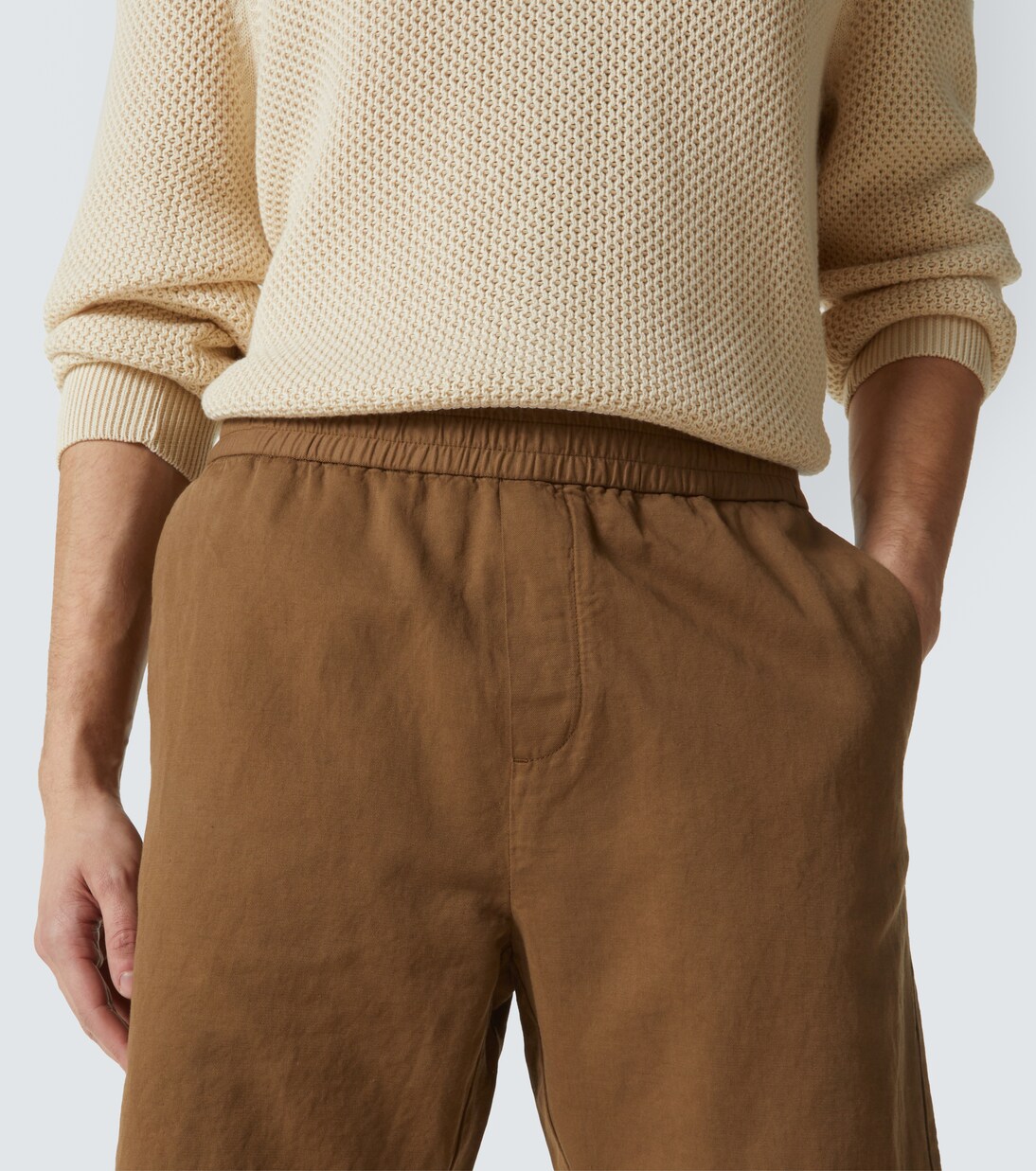 Shorts in cotone e lino | Sunspel