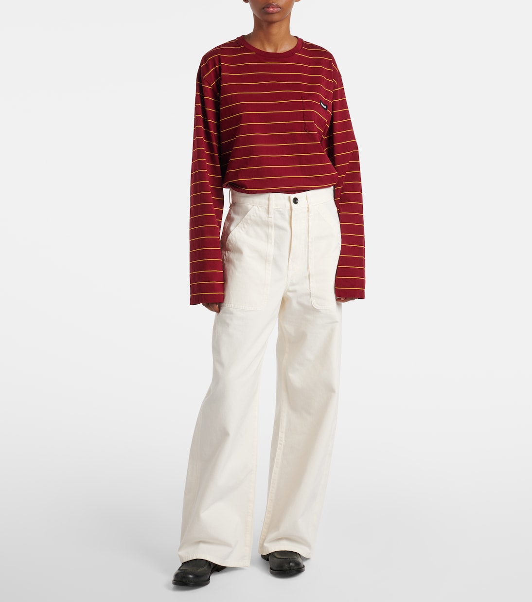 Pantalones cargo Ayla de algodón de tiro alto | Citizens of Humanity