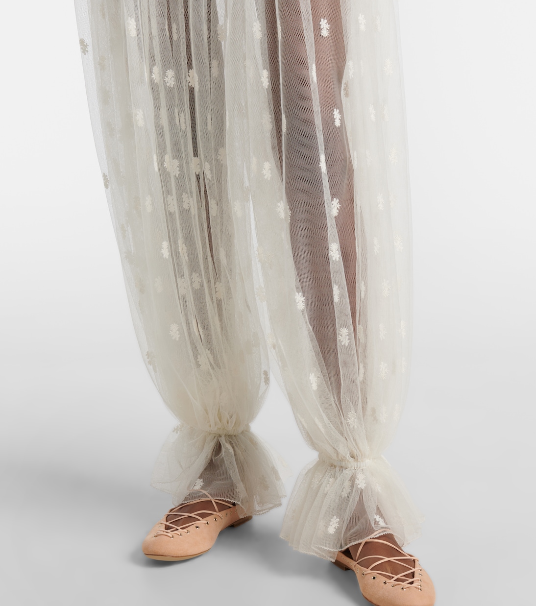 Bestickte Hose aus Spitze | Chloé