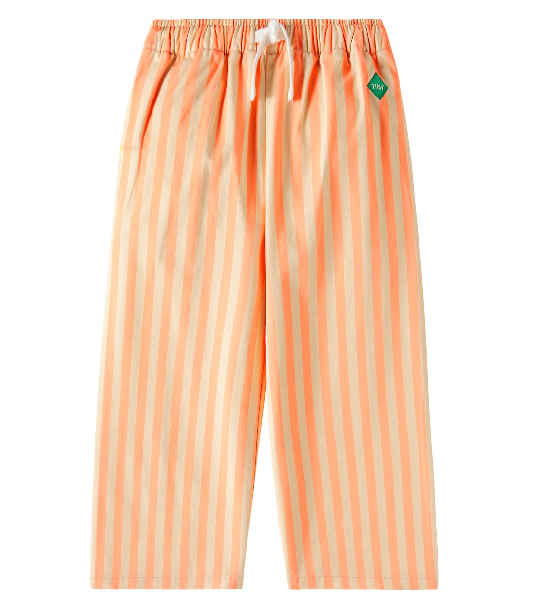 Pantaloni regular in cotone a righe | Tinycottons