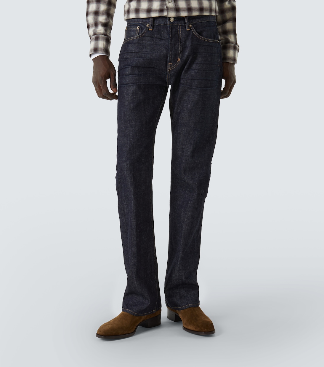 Jean bootcut à taille mi-haute | Tom Ford