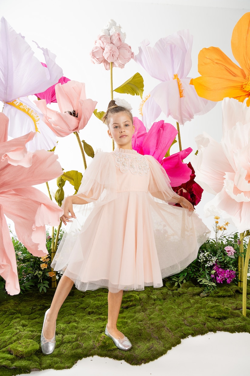 Verziertes Kleid Tulip Twirl aus Tüll | Tutu Du Monde