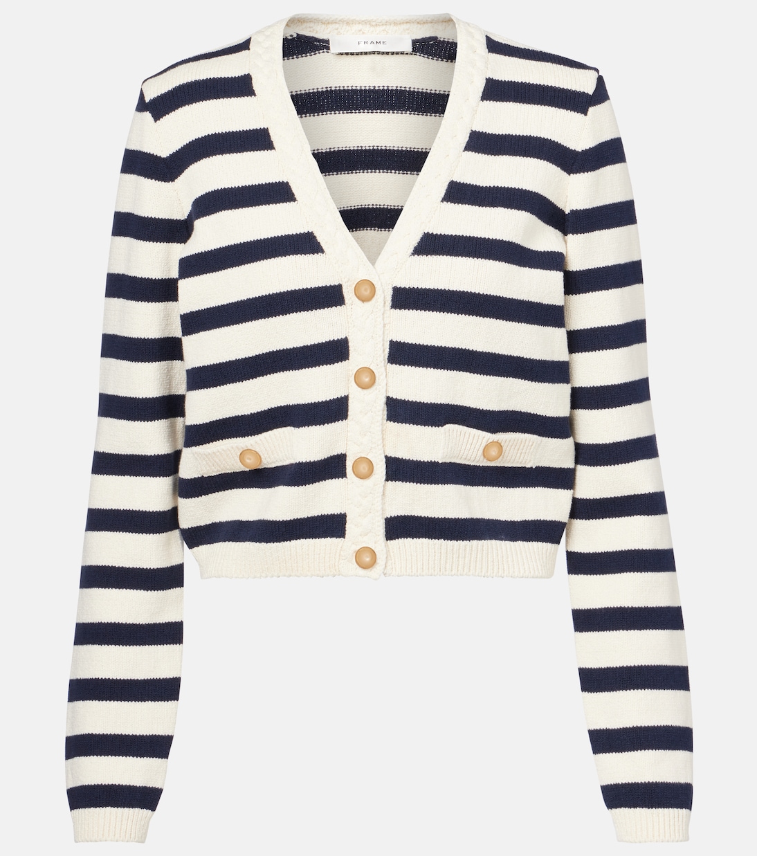 Cardigan Harbour in misto cotone a righe | Frame