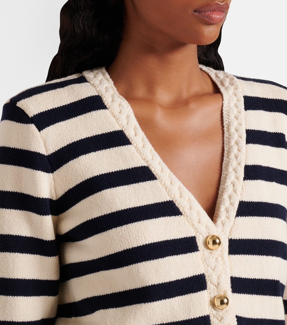 Cardigan Harbour in misto cotone a righe | Frame