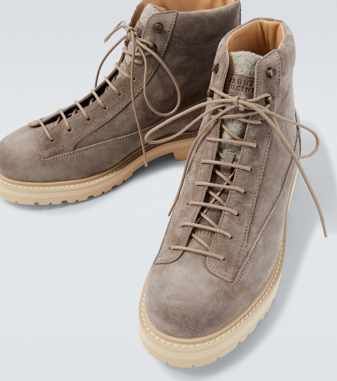 Suede ankle boots | Brunello Cucinelli