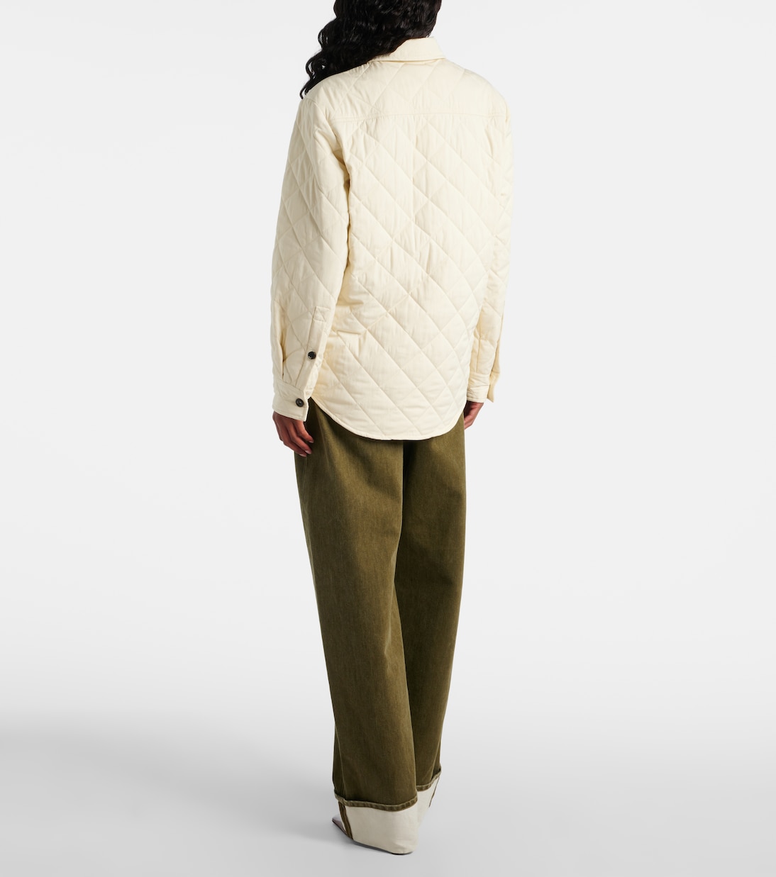 Sobrecamisa acolchada en mezcla de algodón | Bottega Veneta