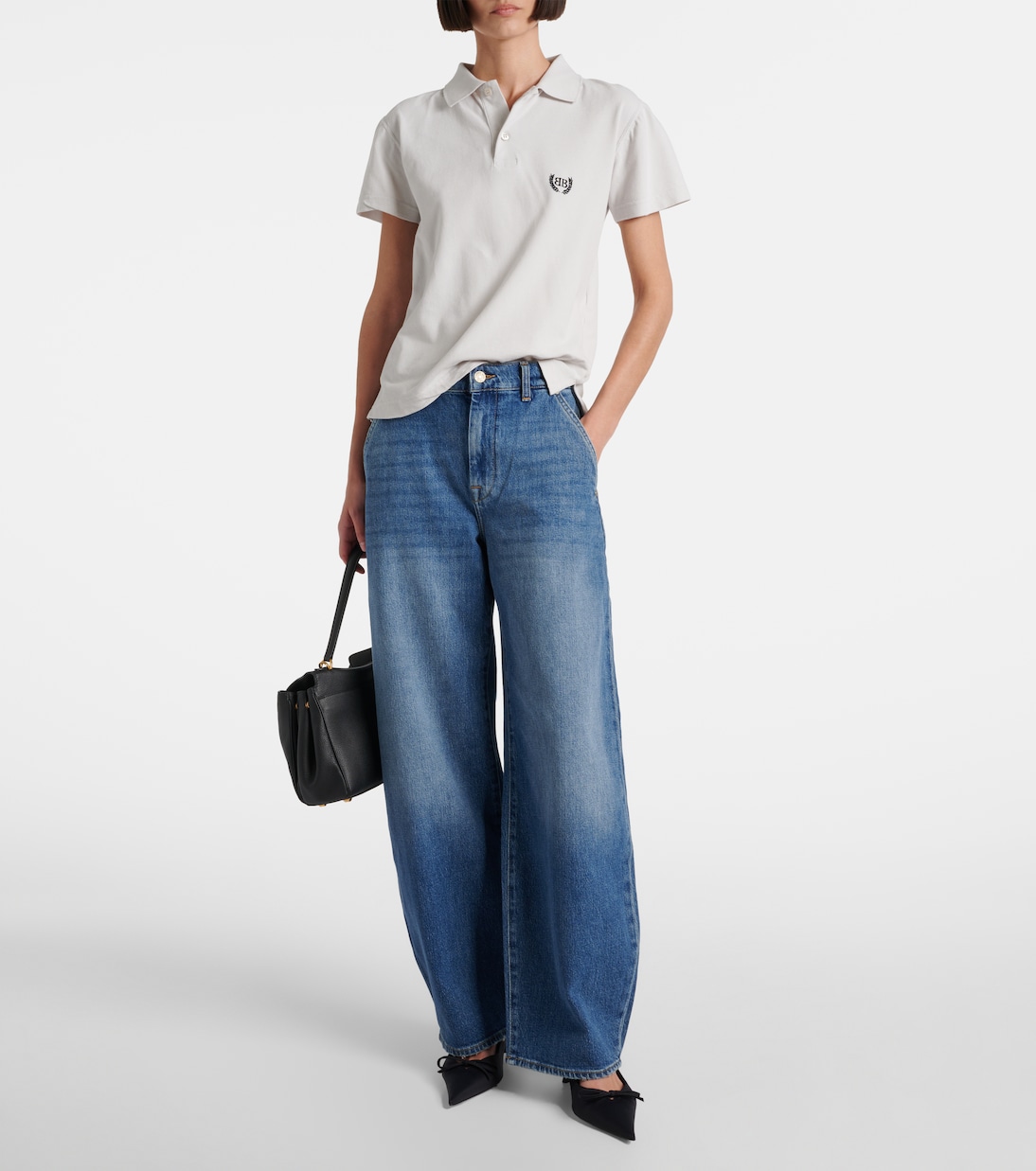 Bonnie high-rise wide-leg jeans  | 7 For All Mankind