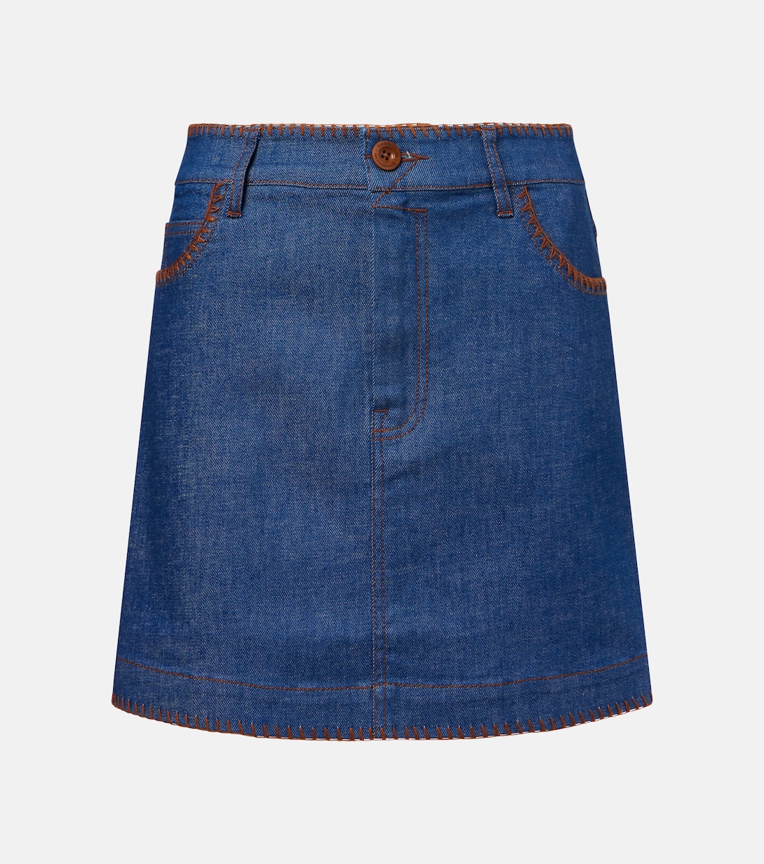 Minifalda Ascension en denim | Zimmermann