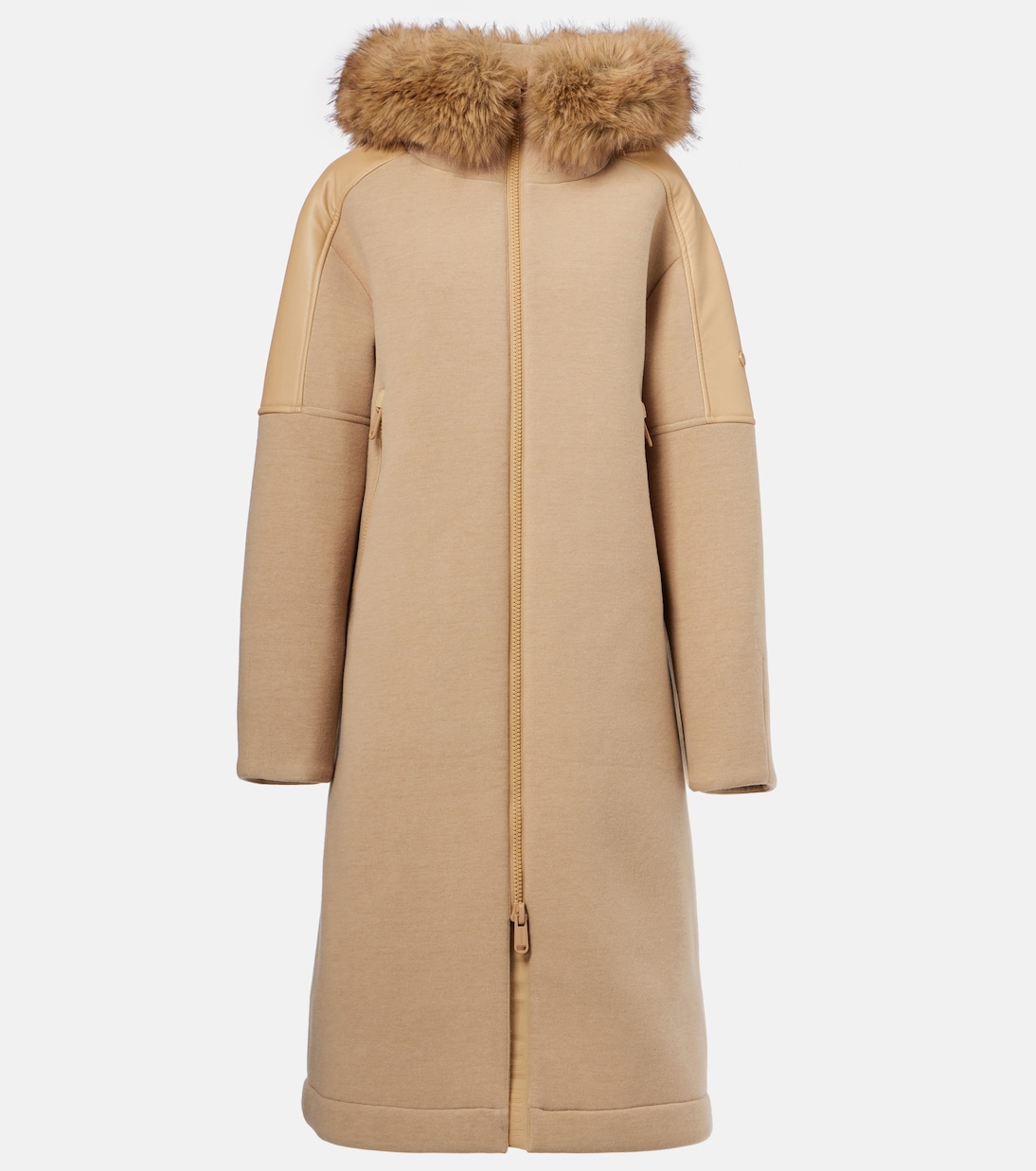 Ember faux fur-trimmed coat | Goldbergh