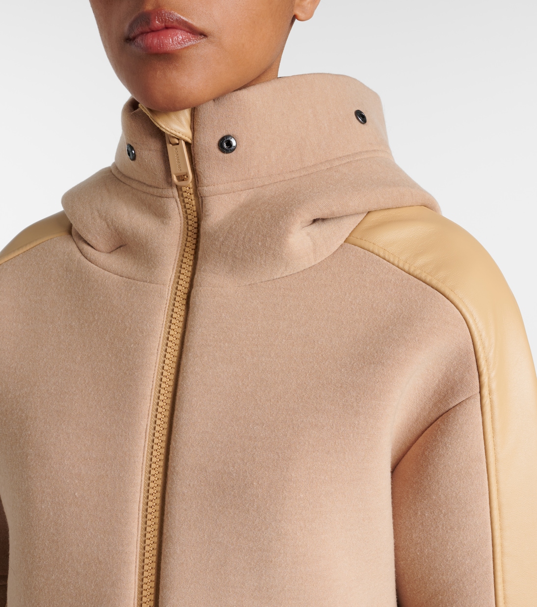 Ember faux fur-trimmed coat | Goldbergh