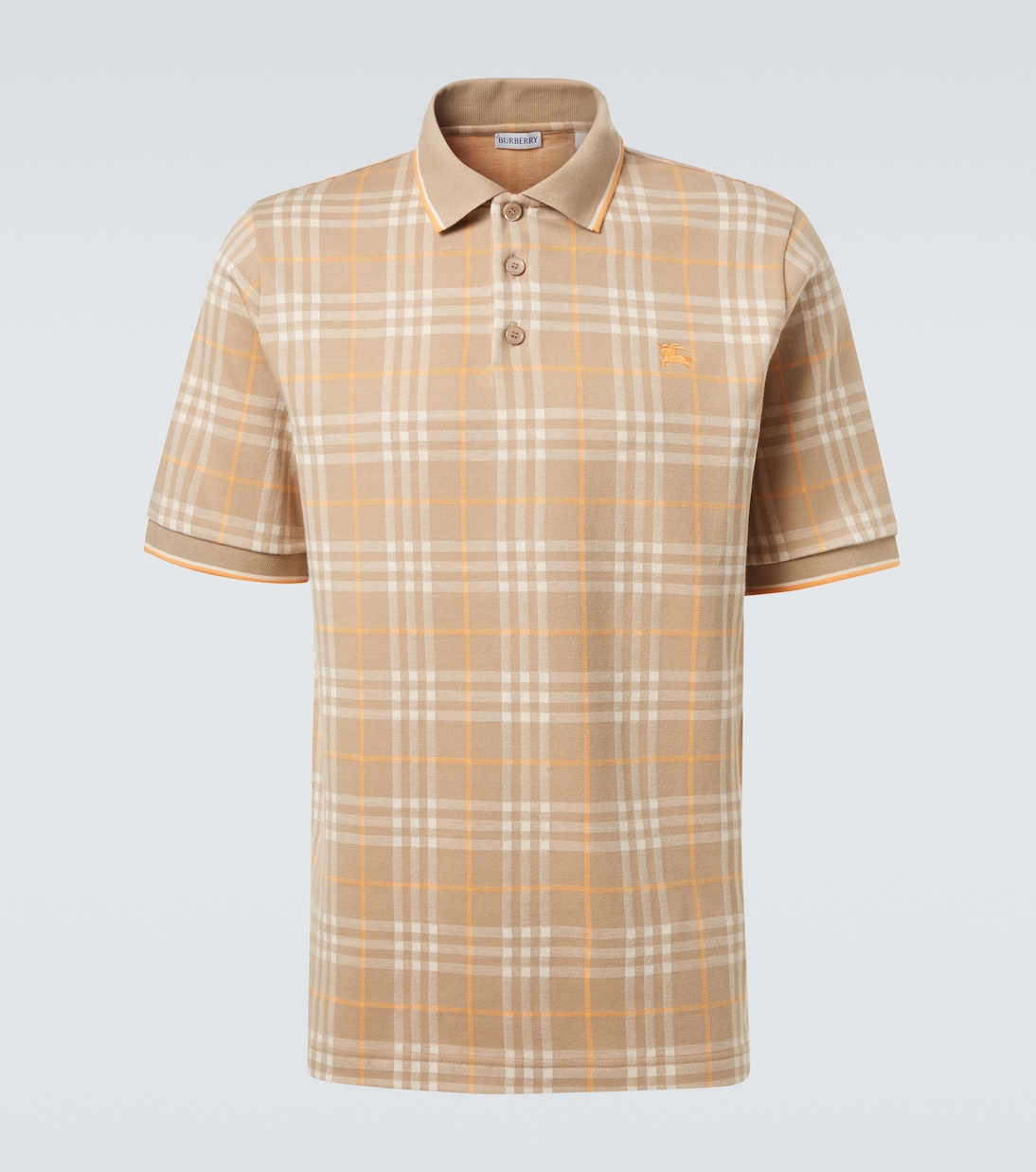 Polo en coton à carreaux | Burberry