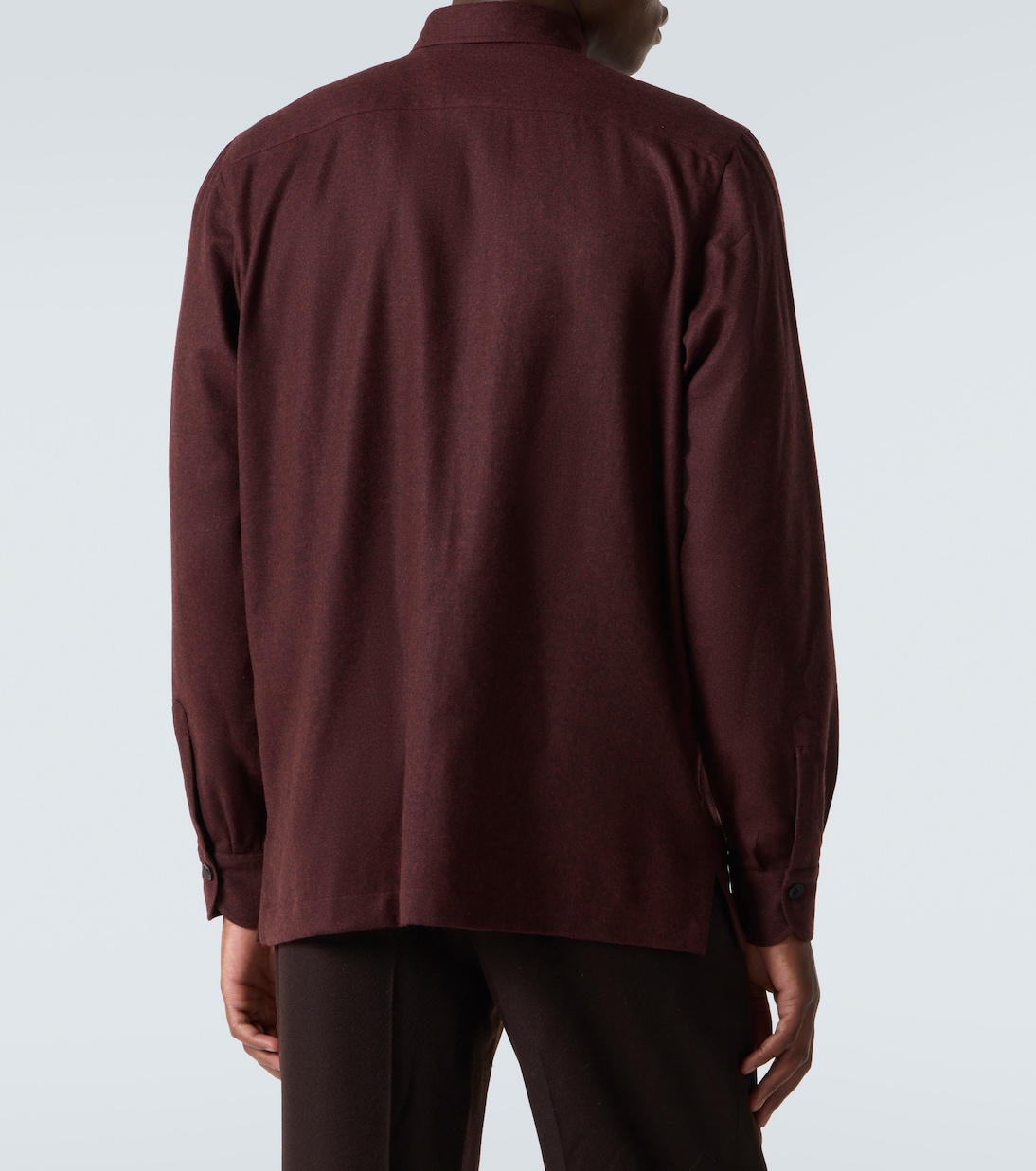 Feldjacke aus Schurwollflanell | Rubinacci