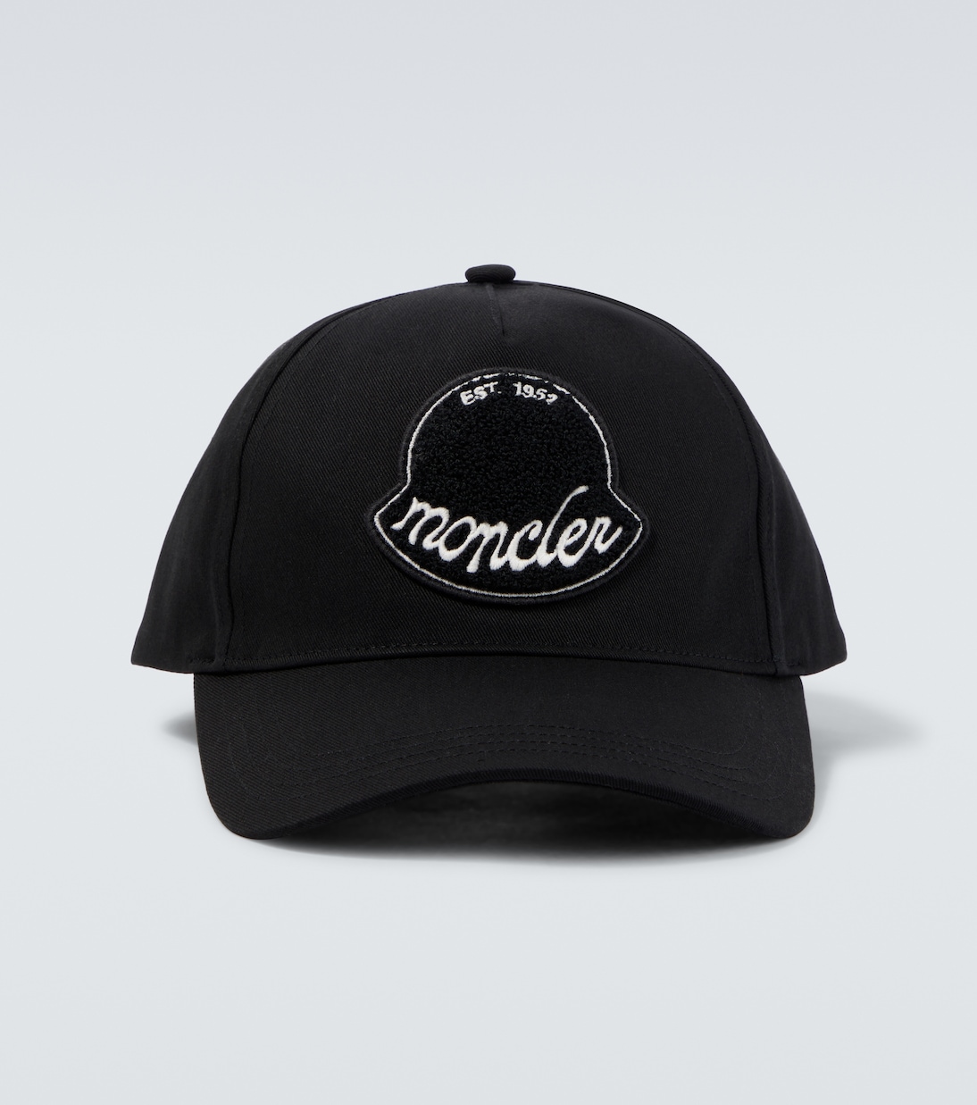 Logo cotton gabardine baseball cap | Moncler