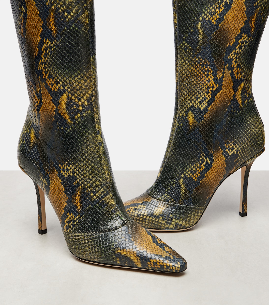 Archive Boot 100 leather knee-high boots | Jimmy Choo