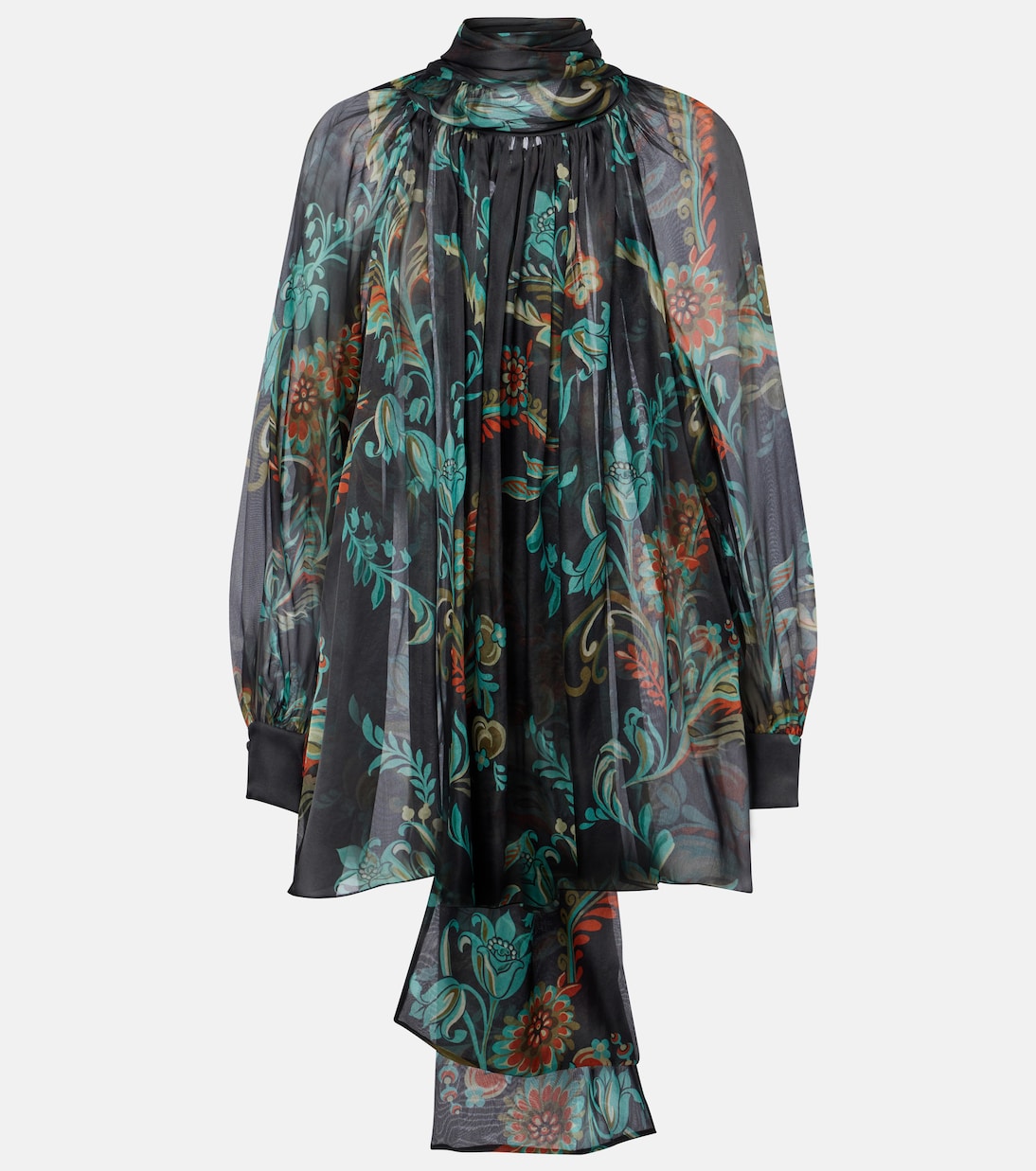 Blusa de chifón de seda floral | Etro