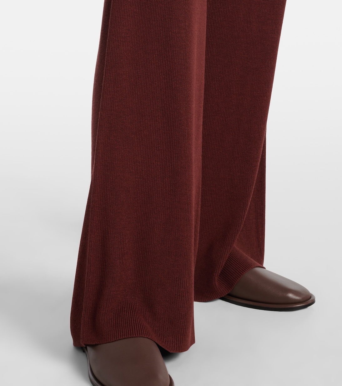 Pantalon ample en soie mélangée  | Aya Muse