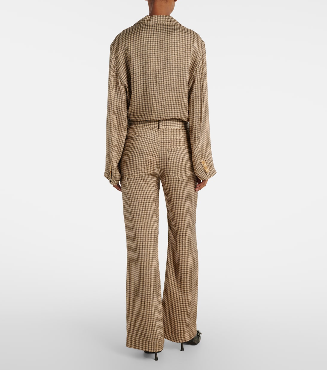 Pantalon ample Poltana à carreaux | Acne Studios