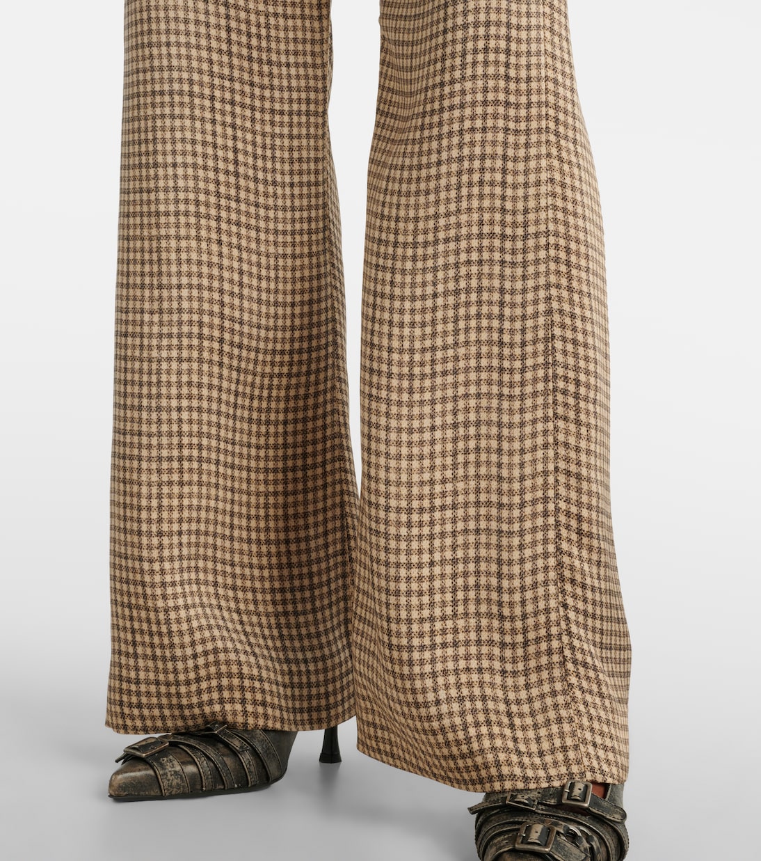 Pantalon ample Poltana à carreaux | Acne Studios