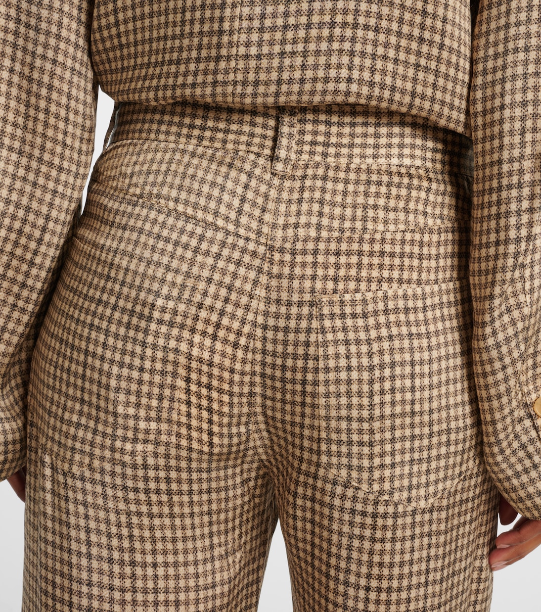 Pantalon ample Poltana à carreaux | Acne Studios