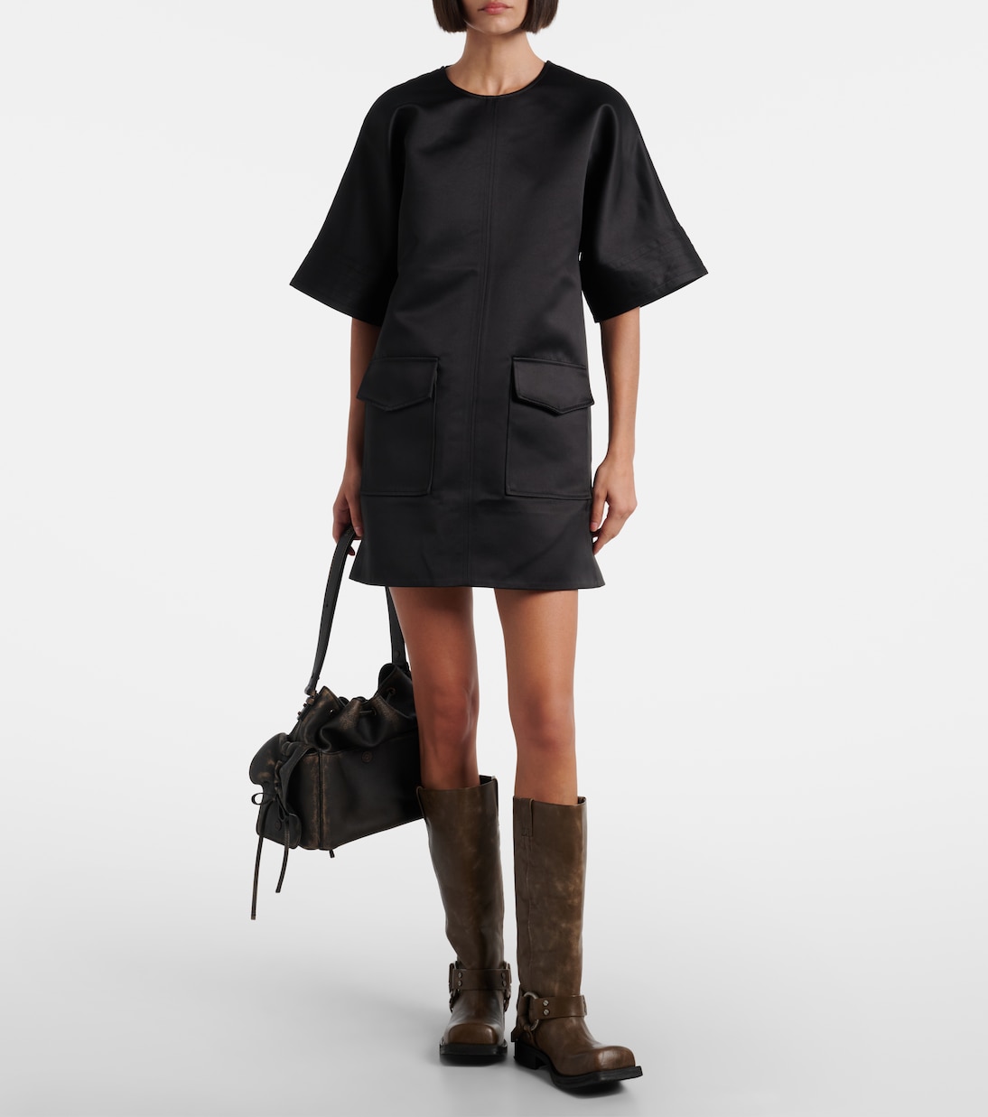 Open-back minidress | Ganni