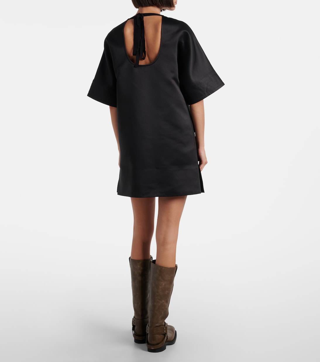 Open-back minidress | Ganni