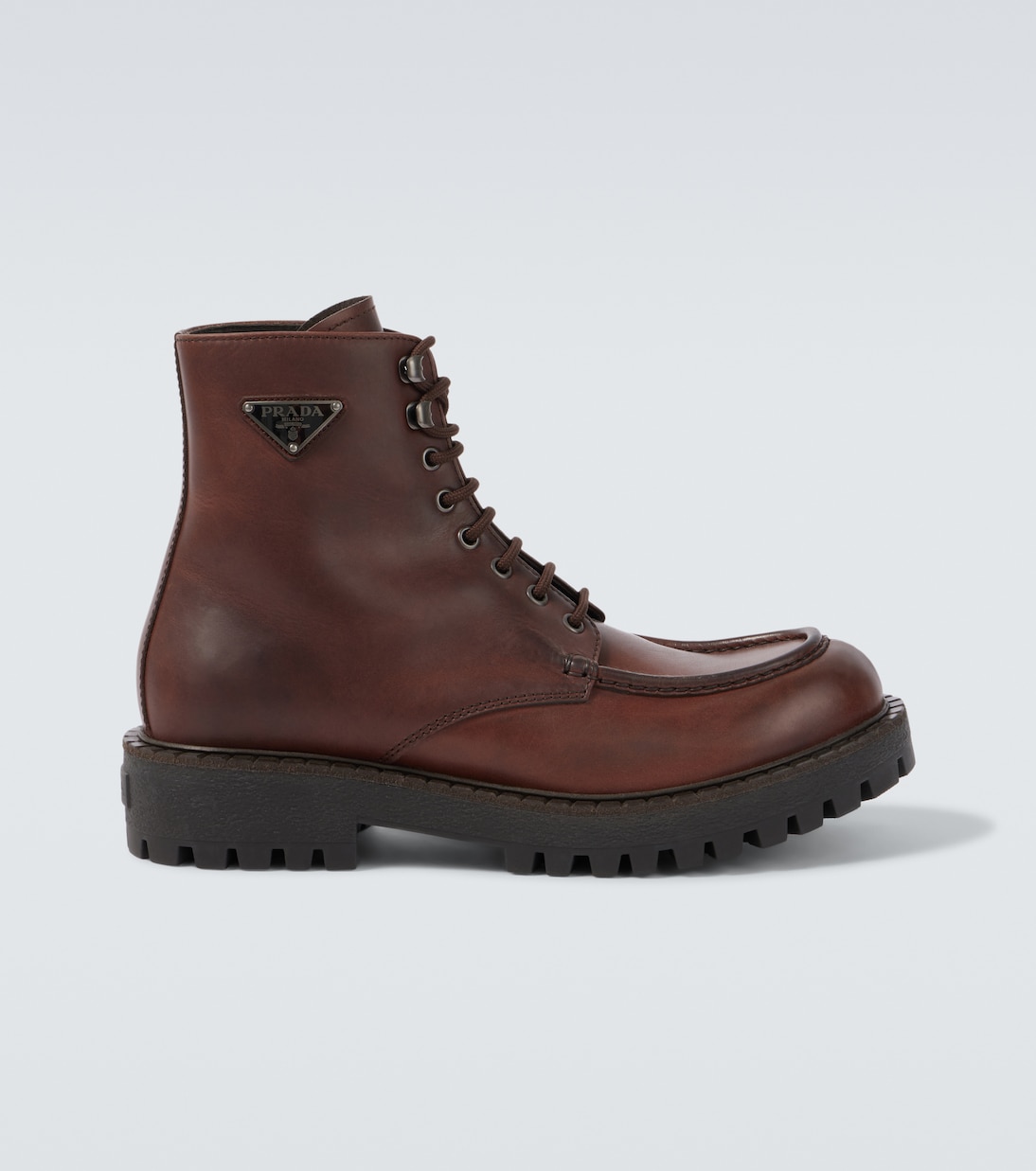 Leather ankle boots | Prada