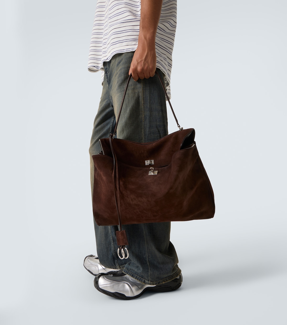 Borsa Rodeo in suede | Balenciaga