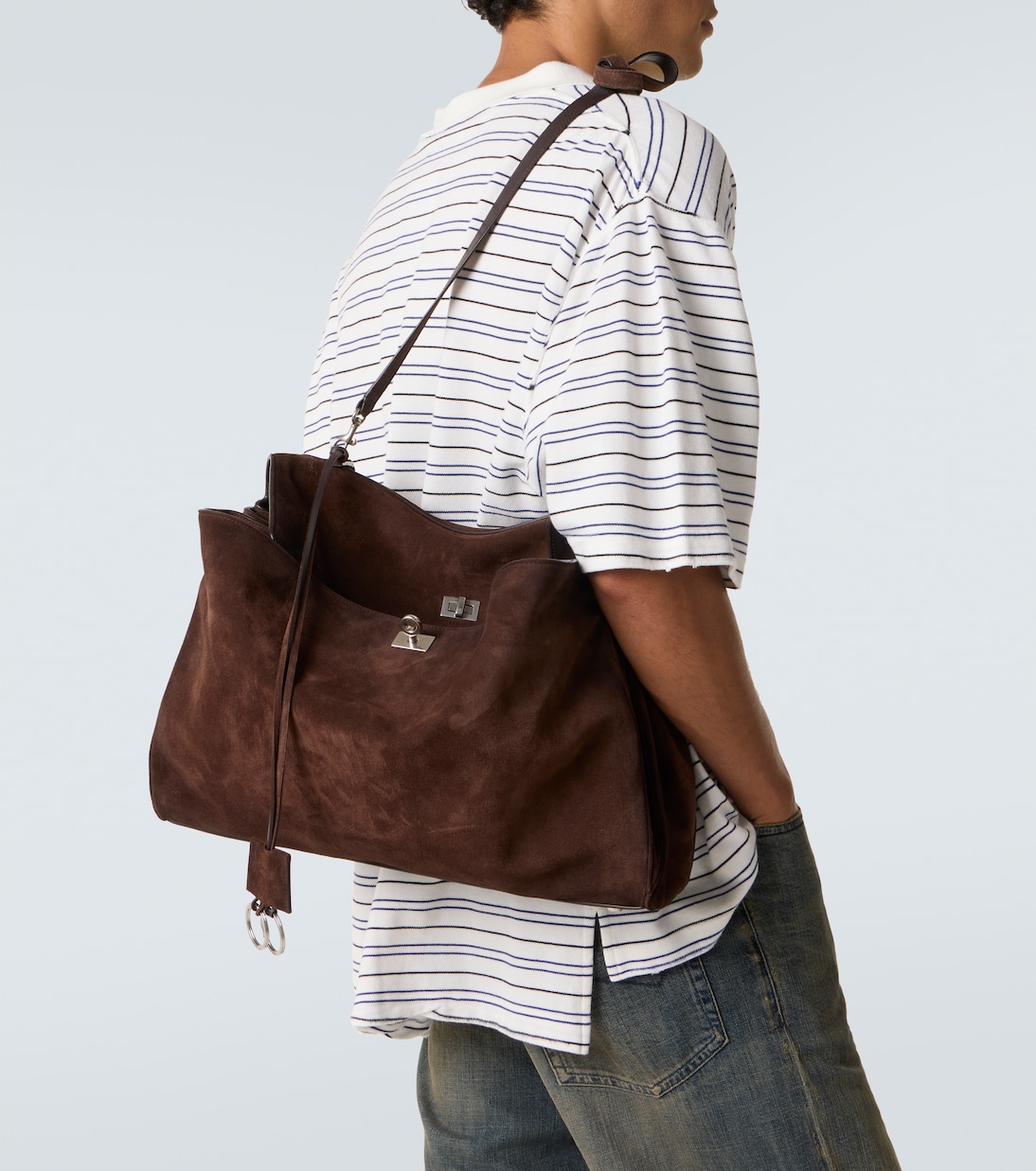 Borsa Rodeo in suede | Balenciaga