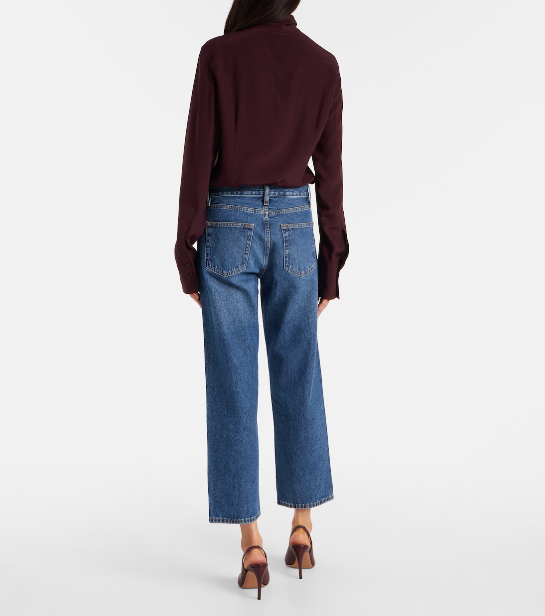 The Hang low-rise straight-leg jeans | Frame