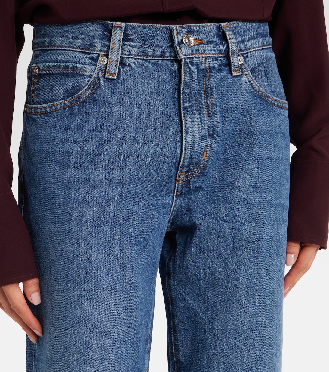 The Hang low-rise straight-leg jeans | Frame
