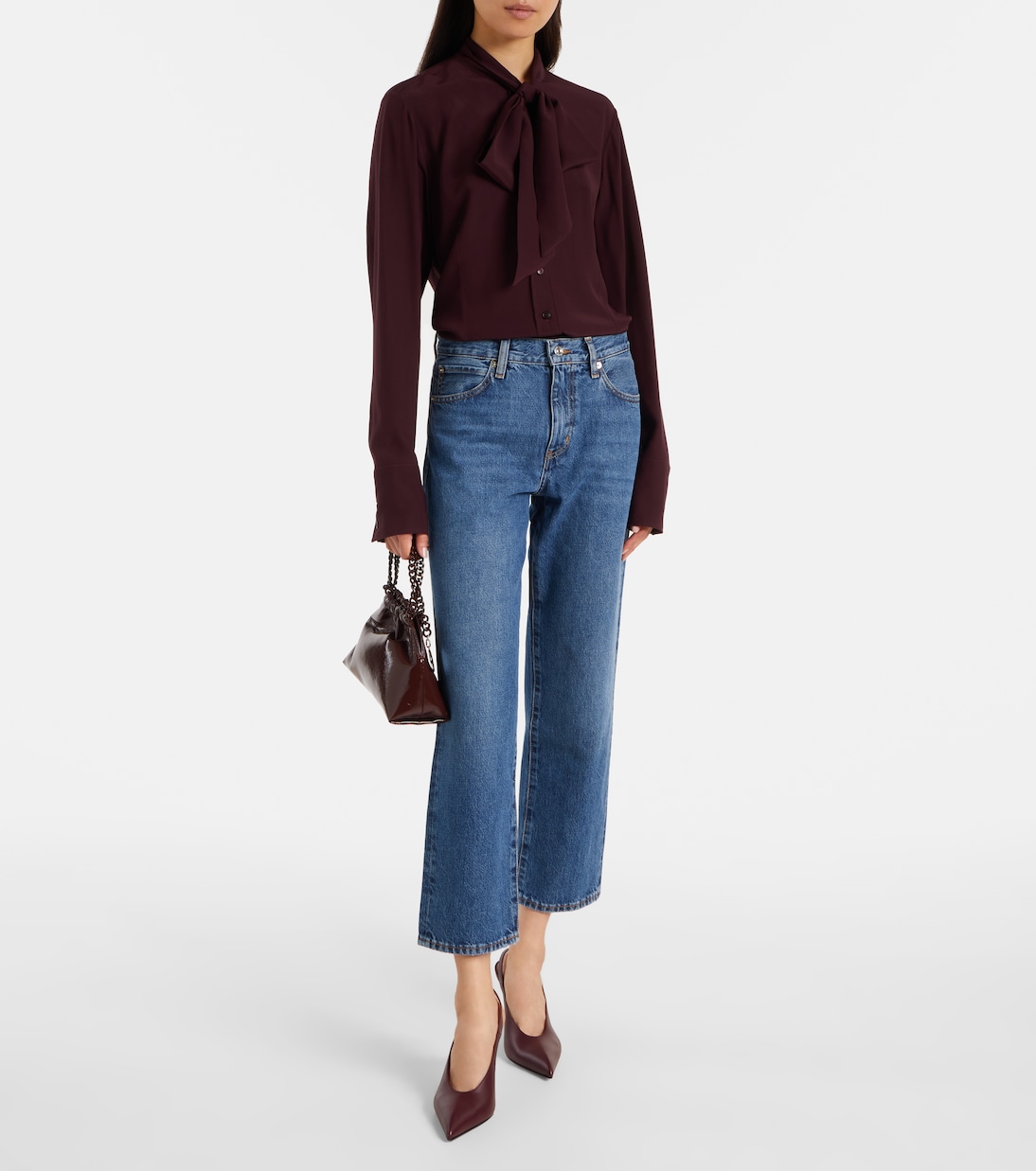 The Hang low-rise straight-leg jeans | Frame