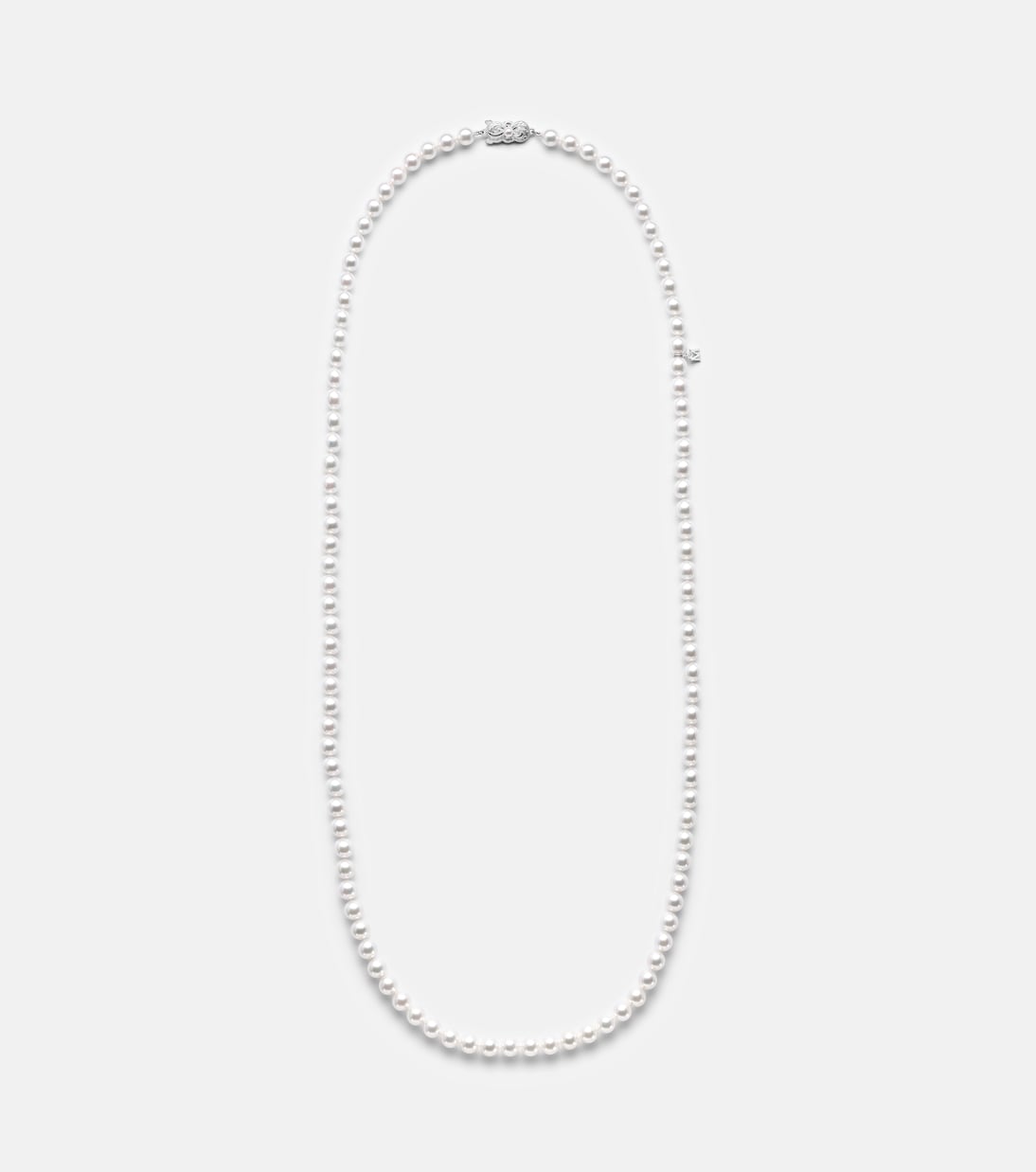 Halskette aus Akoyaperlen mit 18kt Weißgold | Mikimoto