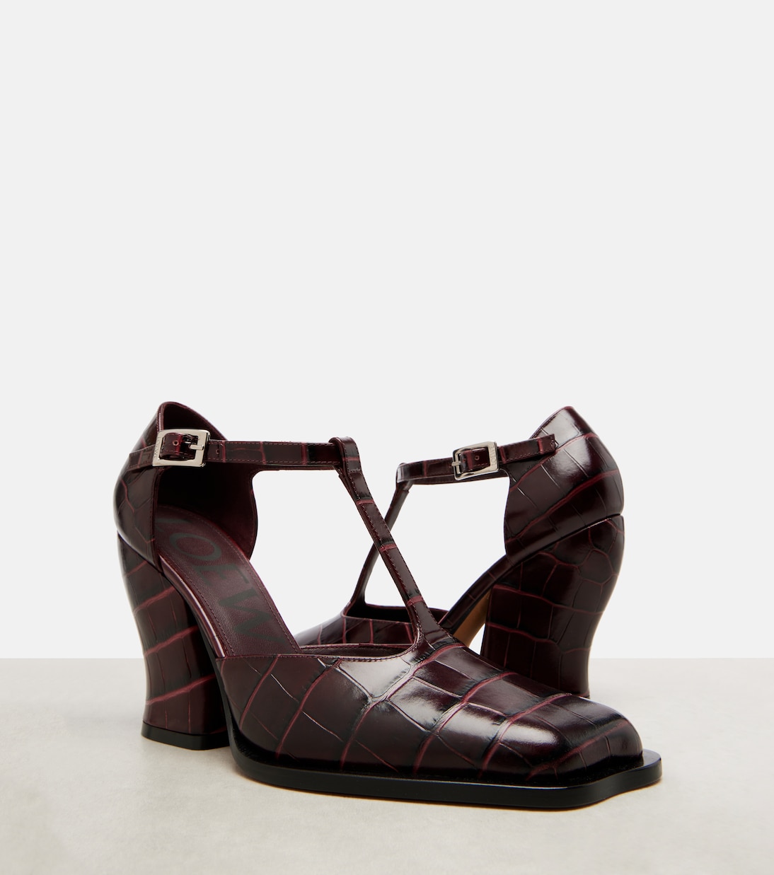 Escarpins Onda 90 en cuir embossé | Loewe