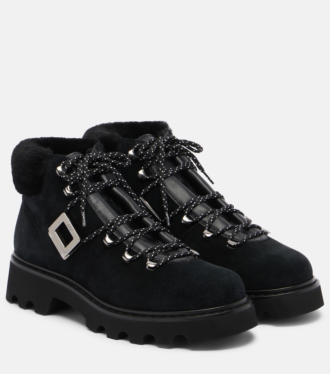 Viv' Rangers suede lace-up boots | Roger Vivier