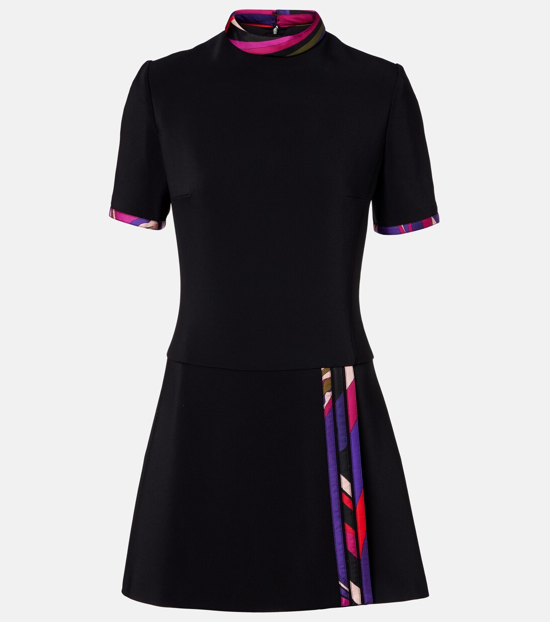 Printed silk-trimmed cady minidress | Pucci