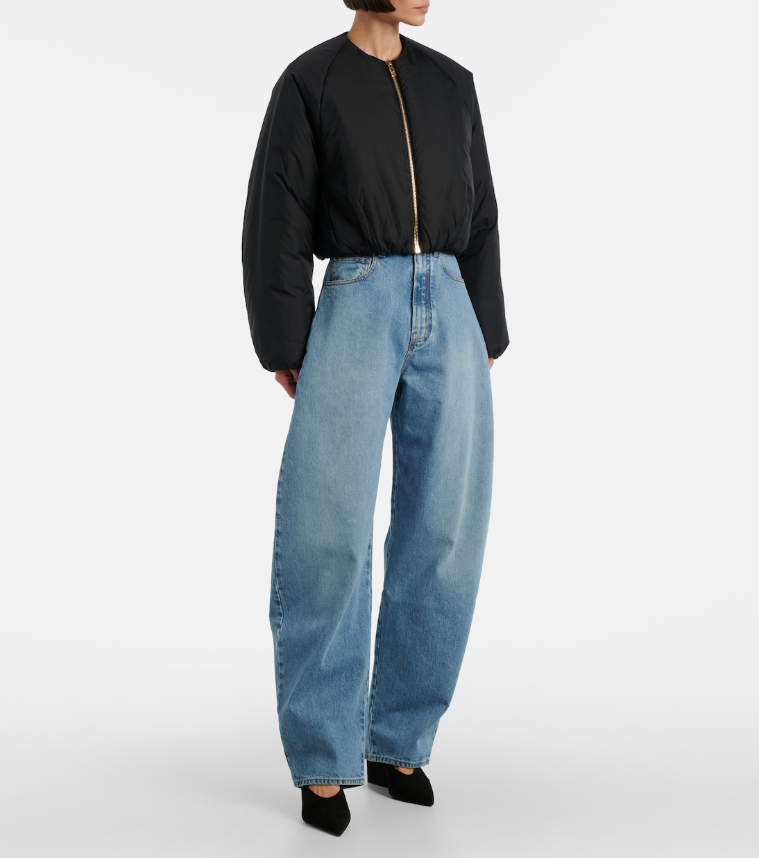 Puffer cropped jacket | Alaïa