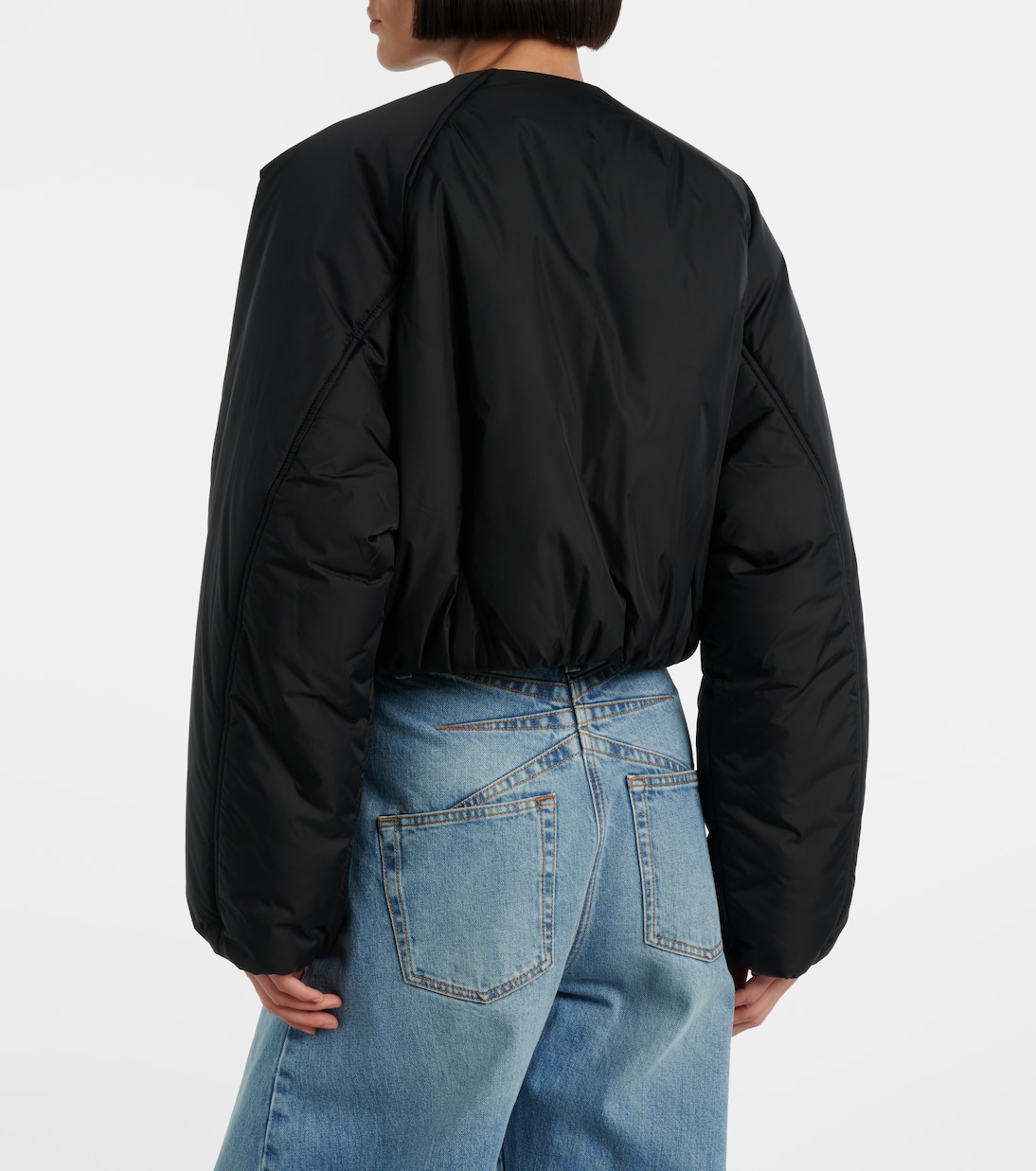 Puffer cropped jacket | Alaïa