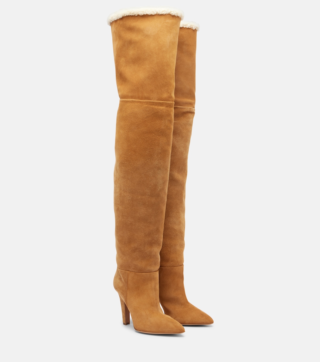 Elsa 100 suede over-the-knee boots | Paris Texas