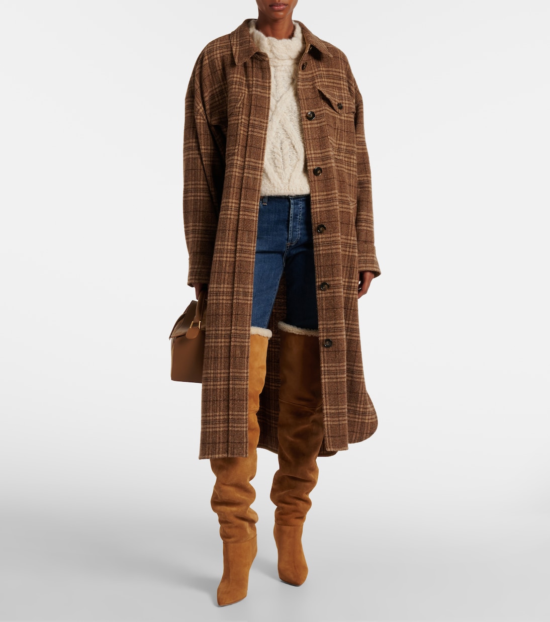 Elsa 100 suede over-the-knee boots | Paris Texas